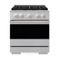 ZLINE 30 in. 4.2 cu. ft. Marino Dual Fuel Range with 4 Burner DuoPro™ Cooktop and Electric Convection Oven in Stainless Steel (PMDR30)