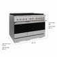 ZLINE 48 in. 6.7 cu. ft. Marino Dual Fuel Range with 8 Burner DuoPro™ Cooktop and Dual Ovens in Stainless Steel (PMDR48)