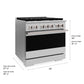 ZLINE 36 in. 5.2 cu. ft. Marino Gas Range with Convection Gas Oven in Stainless Steel with 6 Brass Burners (MGR-BR-36)