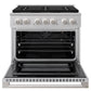 ZLINE 36 in. 5.2 cu. ft. Marino Gas Range with 6 Burner DuoPro™ Cooktop and Convection Gas Oven in Stainless Steel (PMGR36)