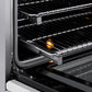 ZLINE Autograph Edition 36 in. 5.2 cu. ft. Marino Gas Range with 6 Burner DuoPro™ Cooktop and Convection Gas Oven with White Matte Door and Polished Gold Accents (PMGRZ-WM-36-G)