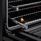 ZLINE 30 in. 4.2 cu. ft. Marino Dual Fuel Range with 4 Burner DuoPro™ Cooktop and Electric Convection Oven in Black Stainless Steel (PMDRB-30)