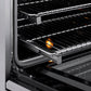 ZLINE Autograph Edition 30 in. 4.2 cu. ft. Marino Induction Range with 4 Element Cooktop and Electric Convection Oven in Stainless Steel with Champagne Bronze Accents (MINRZ-30-CB)