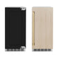 ZLINE Autograph Edition 15 in. Touchstone Nugget Ice Maker with Drain Pump and Panel-Ready Door with Champagne Bronze Handle (INGDPZ-15-CB)
