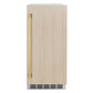 ZLINE Autograph Edition 15 in. Touchstone Nugget Ice Maker with Drain Pump and Panel-Ready Door with Polished Gold Handle (INGDPZ-15-G)