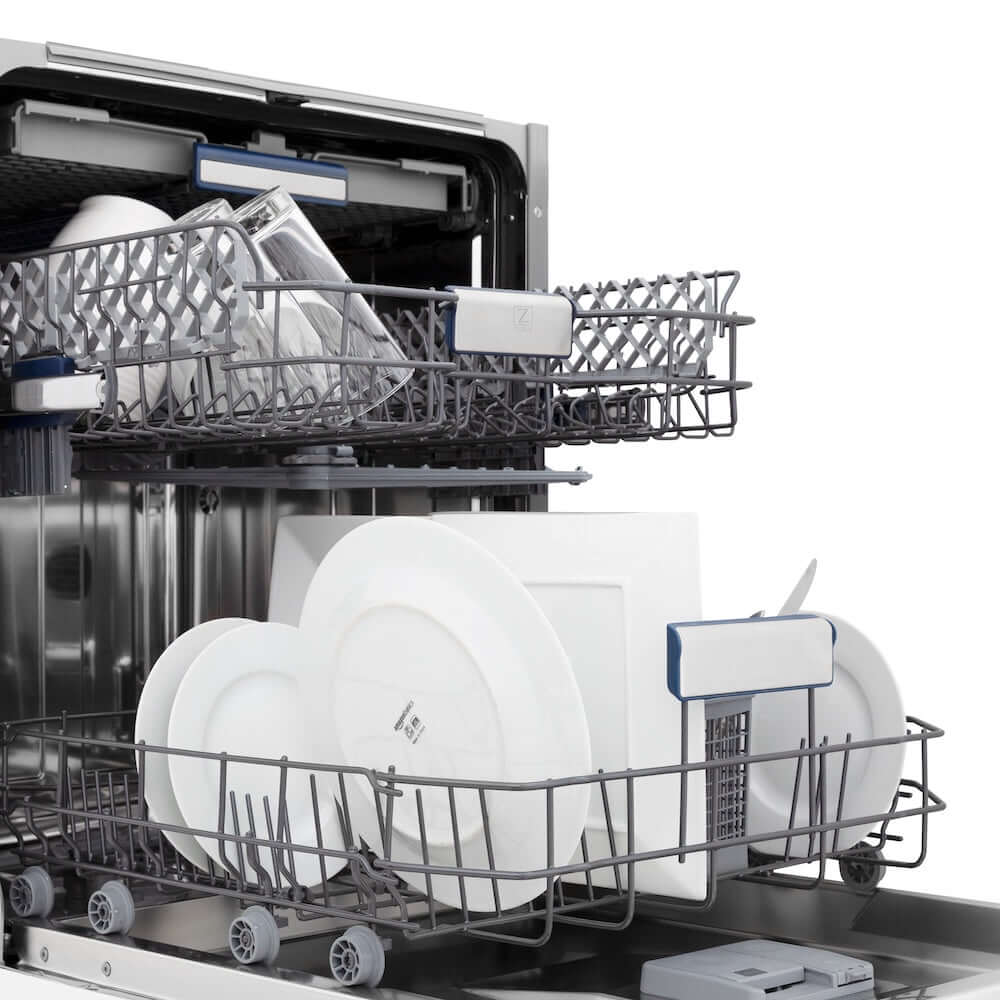 ZLINE 24 in. Tallac Series 3rd Rack Tall Tub Dishwasher with Stainless Steel Tub, 51dBa, Open Box-Excellent Condition