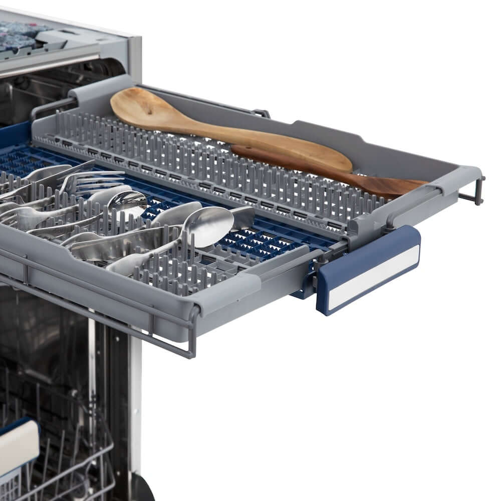 ZLINE 24 in. Tallac Series 3rd Rack Tall Tub Dishwasher with Stainless Steel Tub, 51dBa, Open Box-Good Condition
