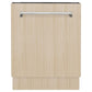 ZLINE 24 in. Tallac Series 3rd Rack Tall Tub Dishwasher in Custom Panel Ready with Stainless Steel Tub, 51dBa (DWV-24)