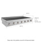 ZLINE 48 in. Paramount Induction Rangetop with 7 Element Cooktop in Stainless Steel (SINRT48)