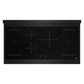 ZLINE Autograph Edition 48 in. Paramount Induction Rangetop with 7 Element Cooktop in Black Stainless Steel and Polished Gold Accents (SINRTBZ-48-G)