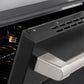 ZLINE 48 in. 6.7 cu. ft. Paramount Induction Range with 7 Element Cooktop and Dual Ovens in Stainless Steel with Black Matte Doors (SINR-BLM-48)