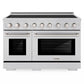 ZLINE 48 in. 6.7 cu. ft. Paramount Induction Range with 7 Element Cooktop and Dual Ovens in Stainless Steel (SINR48)