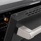 ZLINE 48 in. 6.7 cu. ft. Paramount Induction Range with 7 Element Cooktop and Dual Ovens in Satin Stainless Steel with Black Matte Doors (SINRS-BLM-48)