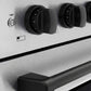 ZLINE Autograph Edition 48 in. 6.7 cu. ft. Paramount Induction Range with 7 Element Cooktop and Dual Ovens in Satin Stainless Steel with Matte Black Accents (SINRSZ-48-MB)
