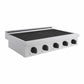 ZLINE Autograph Edition 36 in. Paramount Induction Rangetop with 5 Element Cooktop in Satin Stainless Steel and Matte Black Accents (SINRTSZ-36-MB)
