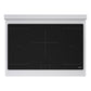 ZLINE Autograph Edition 36 in. Paramount Induction Rangetop with 5 Element Cooktop in Satin Stainless Steel and Matte Black Accents (SINRTSZ-36-MB)