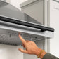 ZLINE 48 in. Wall-Mount Range Hood Helix Handle (Set of 1) in Black Stainless Steel (RHHZ-K-BS-48)