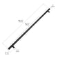ZLINE 48 in. Wall-Mount Range Hood Helix Handle (Set of 1) in Black Stainless Steel (RHHZ-K-BS-48)
