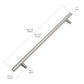 ZLINE 30 in. Wall-Mount Range Hood Helix Handle (Set of 1) in Stainless Steel (RHHZ-K-ST-30)