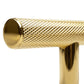 ZLINE Autograph Edition 48 in. Wall-Mount Range Hood Helix Handle (Set of 1) in Polished Gold (RHHZ-K-G-48)