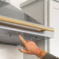 ZLINE Autograph Edition 48 in. Wall-Mount Range Hood Helix Handle (Set of 1) in Polished Gold (RHHZ-K-G-48)
