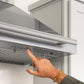 ZLINE 36 in. Wall-Mount Range Hood Helix Handle (Set of 1) in Stainless Steel (RHHZ-K-ST-36)