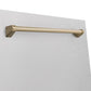 ZLINE Autograph Edition 24 in. Monument Dishwasher Panel with Color Options and Champagne Bronze Handle (DPMTZ-24-CB)