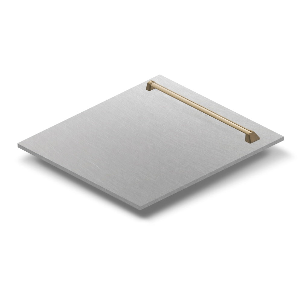 ZLINE Autograph Edition 24 in. Monument Dishwasher Panel with Color Options and Champagne Bronze Handle (DPMTZ-24-CB)