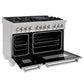 ZLINE 48 in. 6.0 cu. ft. Legacy Dual Fuel Range with 7 Burner Gas Cooktop and 2 Electric Ovens in Satin Stainless Steel, Open Box-Great Condition