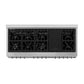 ZLINE 60 in. 7.4 cu. ft. Legacy Dual Fuel Range with 9 Burner Gas Cooktop and 2 Electric Convection Ovens in Satin Stainless Steel, Open Box-Great Condition