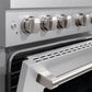 ZLINE 36 in. 5.2 cu. ft. Paramount Dual Fuel Range with 6 Burner Gas Cooktop and Electric Convection Oven in Satin Stainless Steel, Open Box-Good Condition