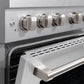 ZLINE 36 in. 5.2 cu. ft. Paramount Dual Fuel Range with 6 Burner Gas Cooktop and Electric Convection Oven in Satin Stainless Steel, Open Box-Great Condition