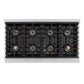 ZLINE 48 in. 6.7 cu. ft. Paramount Dual Fuel Range with 8 Burner DuoPro™ Cooktop and Dual Ovens in Satin Stainless Steel, Open Box-Great Condition