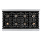 ZLINE 48 in. 6.7 cu. ft. Paramount Dual Fuel Range with 8 Burner DuoPro™ Cooktop and Dual Ovens in Satin Stainless Steel, Open Box-Good Condition