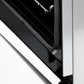 ZLINE 36 in. 4.6 cu. ft. Legacy Dual Fuel Range with 6 Burner Gas Cooktop and Electric Convection Oven in Satin Stainless Steel and White Matte Door (RAS-WM-36) StayPut oven door hinge.