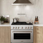 ZLINE 36 in. 5.2 cu. ft. Paramount Gas Range with 6 Burner Cooktop and Convection Gas Oven in Satin Stainless Steel, Open Box-Great Condition