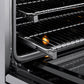 ZLINE 24 in. 3.2 cu. ft. Paramount Induction Range with 3 Element Cooktop and Electric Convection Oven in Satin Stainless Steel, Open Box-Great Condition