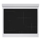 ZLINE 30 in. 4.2 cu. ft. Paramount Induction Range with 4 Element Cooktop and Electric Convection Oven in Satin Stainless Steel, Open Box-Great Condition
