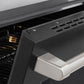 ZLINE 24 in. 3.2 cu. ft. Paramount Induction Range with 3 Element Cooktop and Electric Convection Oven in Satin Stainless Steel with Black Matte Door (SINRS-BLM-24)