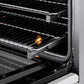 ZLINE 48 in. 6.7 cu. ft. Classic Gas Range with 8 Burner DuoPro™ Cooktop and Dual Ovens in Satin Stainless Steel with White Matte Doors (PCGRS-WM-48)