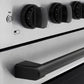 ZLINE Autograph Edition 36 in. 5.2 cu. ft. Paramount Induction Range with 5 Element Cooktop and Electric Convection Oven in Satin Stainless Steel with Matte Black Accents, Open Box-Good Condition