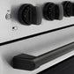 ZLINE Autograph Edition 36 in. 5.2 cu. ft. Paramount Induction Range with 5 Element Cooktop and Electric Convection Oven in Satin Stainless Steel with Matte Black Accents, Open Box-Great Condition