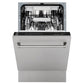 ZLINE 18 in. Tallac Series 3rd Rack Top Control Dishwasher with Satin Stainless Steel Panel and Stainless Steel Tub, 51dBa (DWV-SN-18)