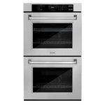ZLINE 30 in. Professional True Convection Double Wall Oven with Air Fry and Self Clean in Satin Stainless Steel (WADS-30)