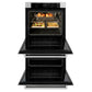 ZLINE 30 in. Professional True Convection Double Wall Oven with Air Fry and Self Clean in Satin Stainless Steel, Open Box-Great Condition