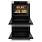 ZLINE 30 in. Professional True Convection Double Wall Oven with Air Fry and Self Clean in Satin Stainless Steel, Open Box-Great Condition