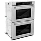 ZLINE 30 in. Professional True Convection Double Wall Oven with Air Fry and Self Clean in Satin Stainless Steel, Open Box-Great Condition