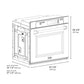 ZLINE 30 in. Professional True Convection Single Wall Oven with Air Fry and Self Clean in Satin Stainless Steel, Open Box-Good Condition
