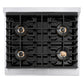 ZLINE Autograph Edition 30 in. Paramount Gas Rangetop with 4 Burner DuoPro™ Cooktop in Satin Stainless Steel and Polished Gold Accents, Open Box-Great Condition