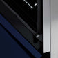 ZLINE 24 in. 2.8 cu. ft. Legacy Induction Range with 4 Element Cooktop and Electric Oven in Stainless Steel and Blue Gloss Door, Open Box-Good Condition
